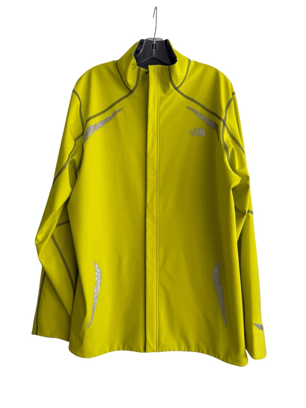 The North Face Illuminated Reversible Flight Series Jacket Chartreuse Gray L